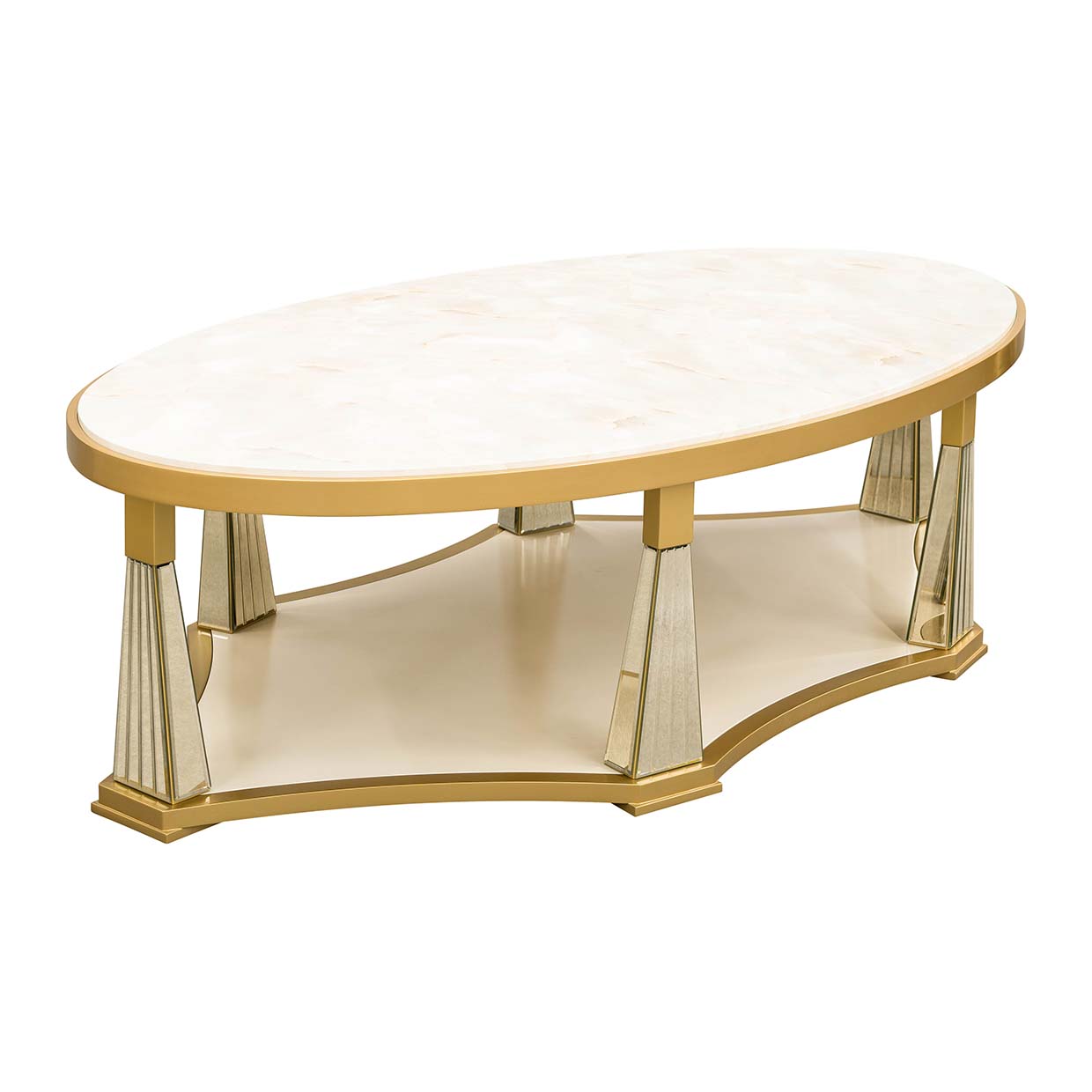 Scotts Square Light Champagne Cocktail Table - Ornate Home