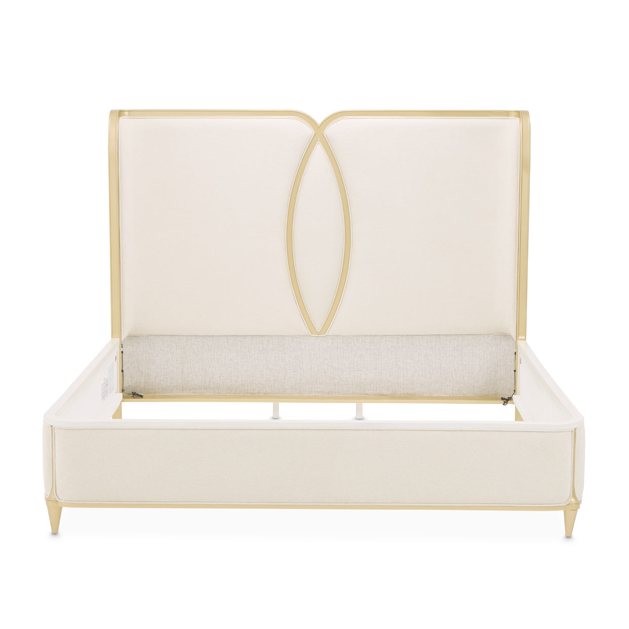 Scotts Square Light Champagne/Cornsilk Bed - Ornate Home