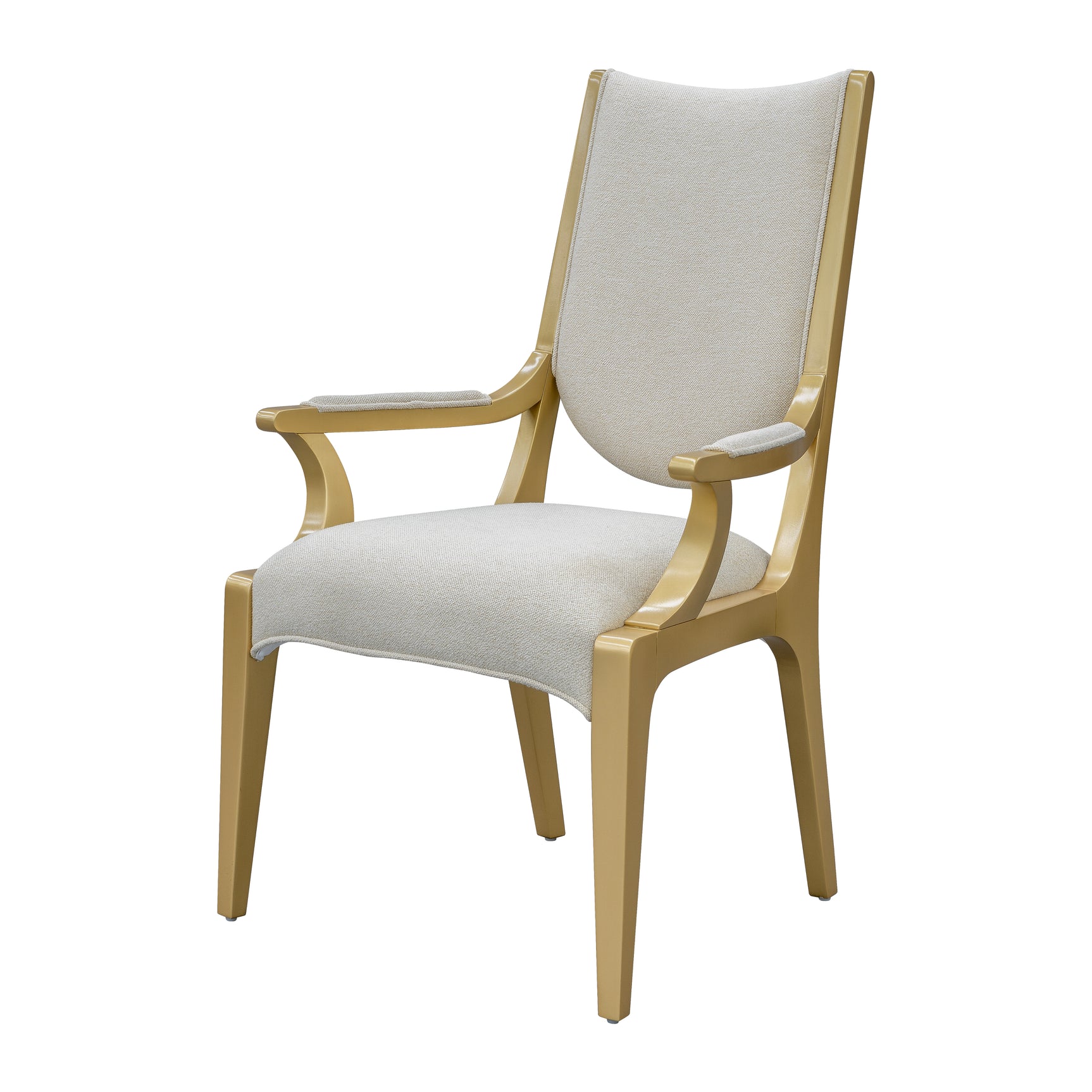 Scotts Square Light Champagne/Cornsilk Dining Arm Chair - Ornate Home
