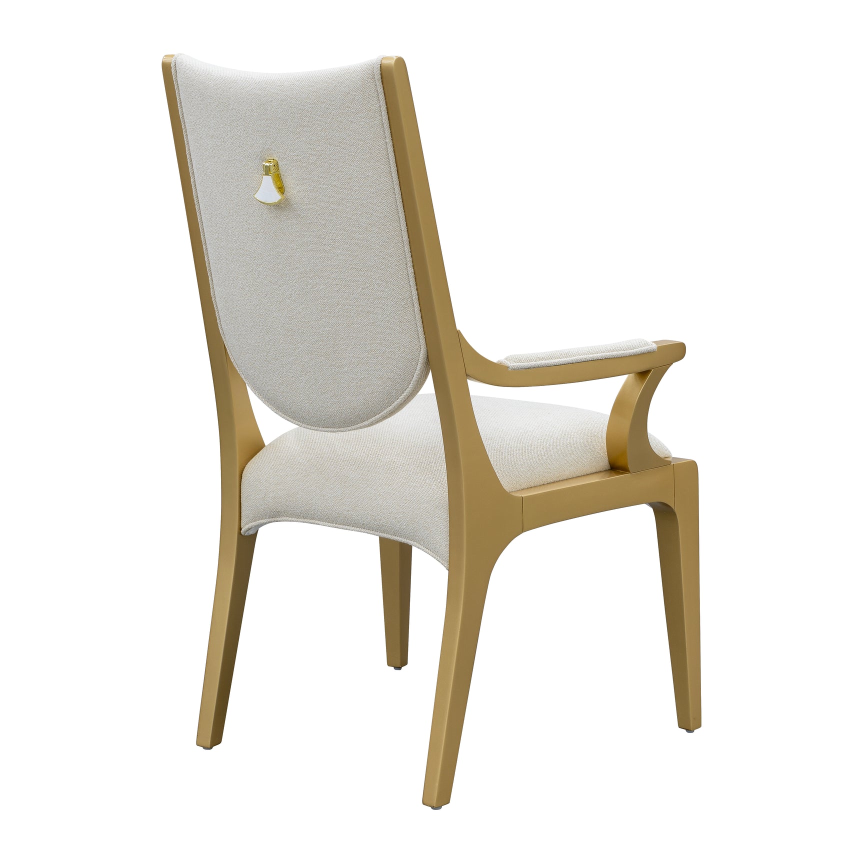 Scotts Square Light Champagne/Cornsilk Dining Arm Chair - Ornate Home