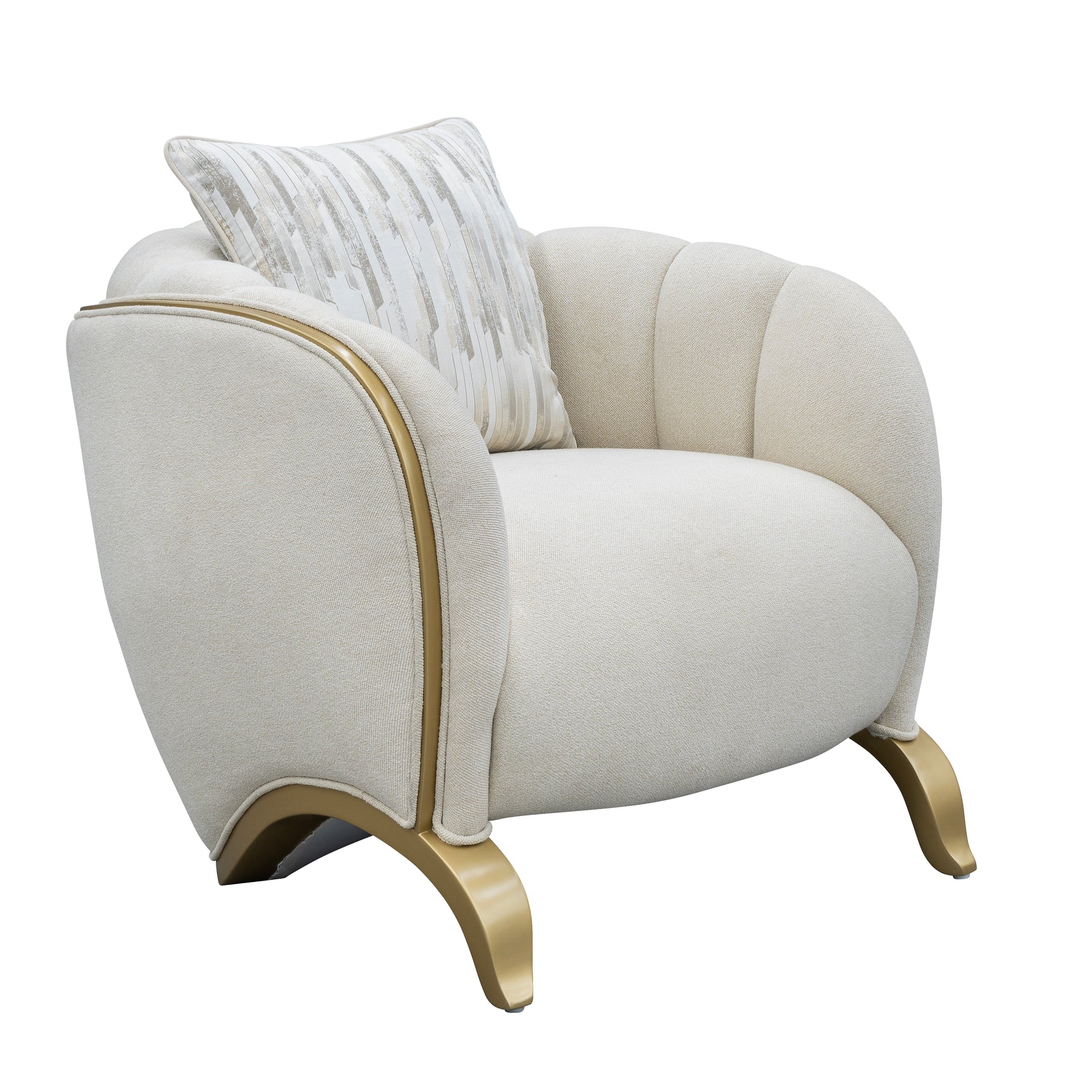 Scotts Square Light Champagne/Cornsilk Matching Chair