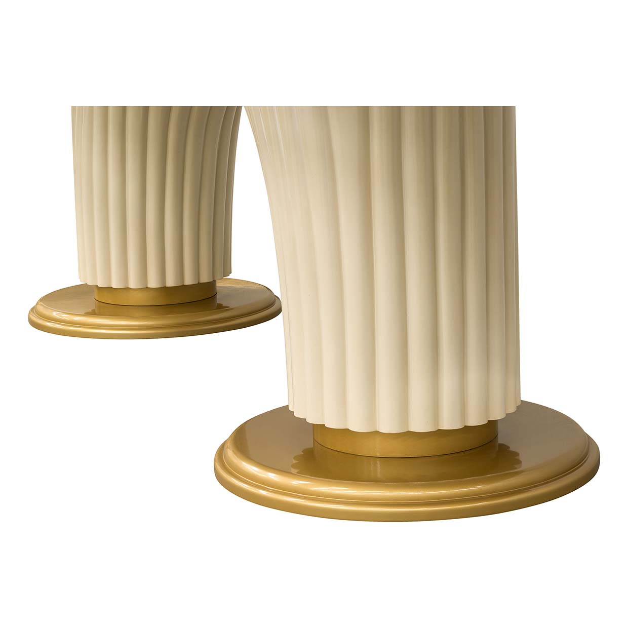 Scotts Square Light Champagne Oval Dining Table - Ornate Home