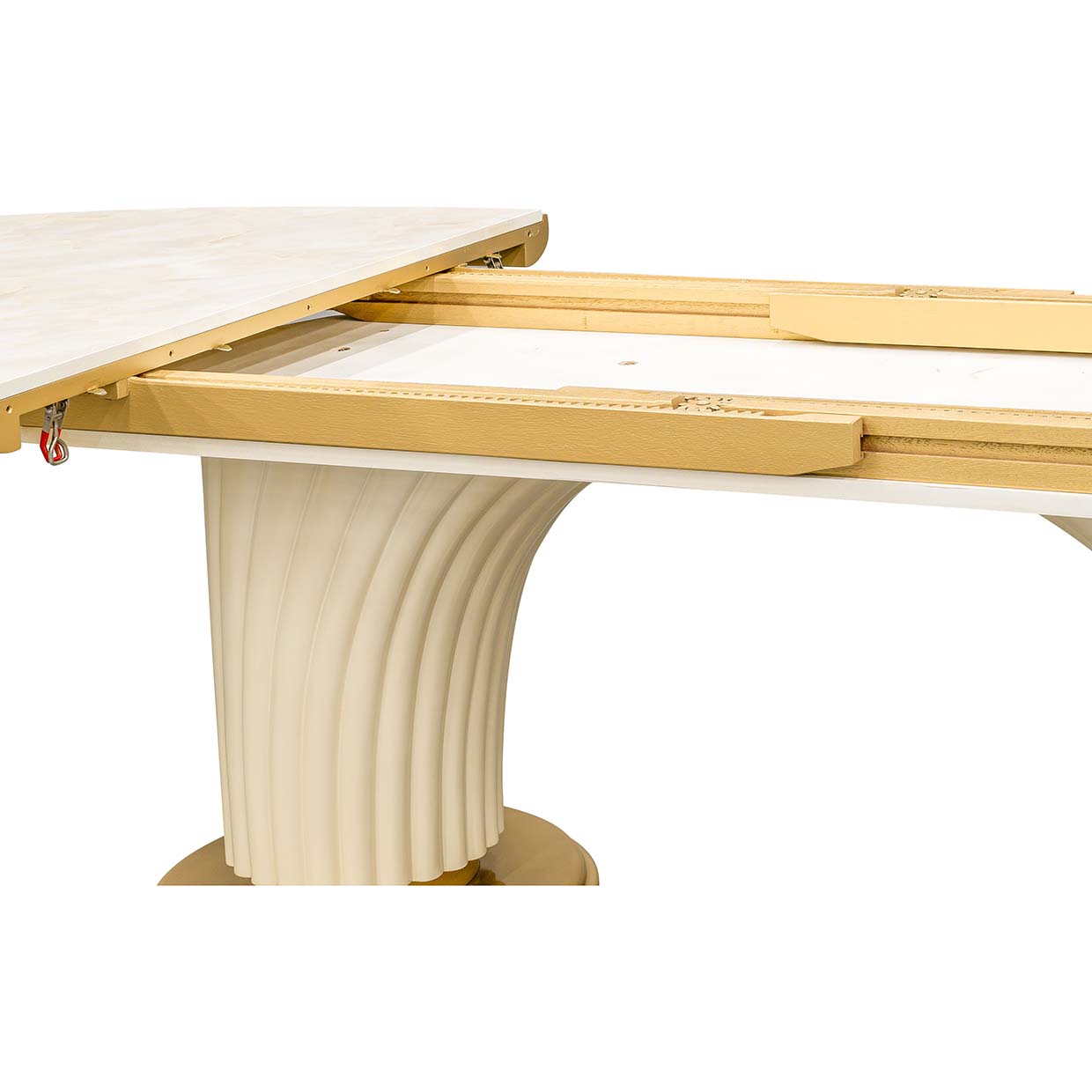 Scotts Square Light Champagne Oval Dining Table - Ornate Home