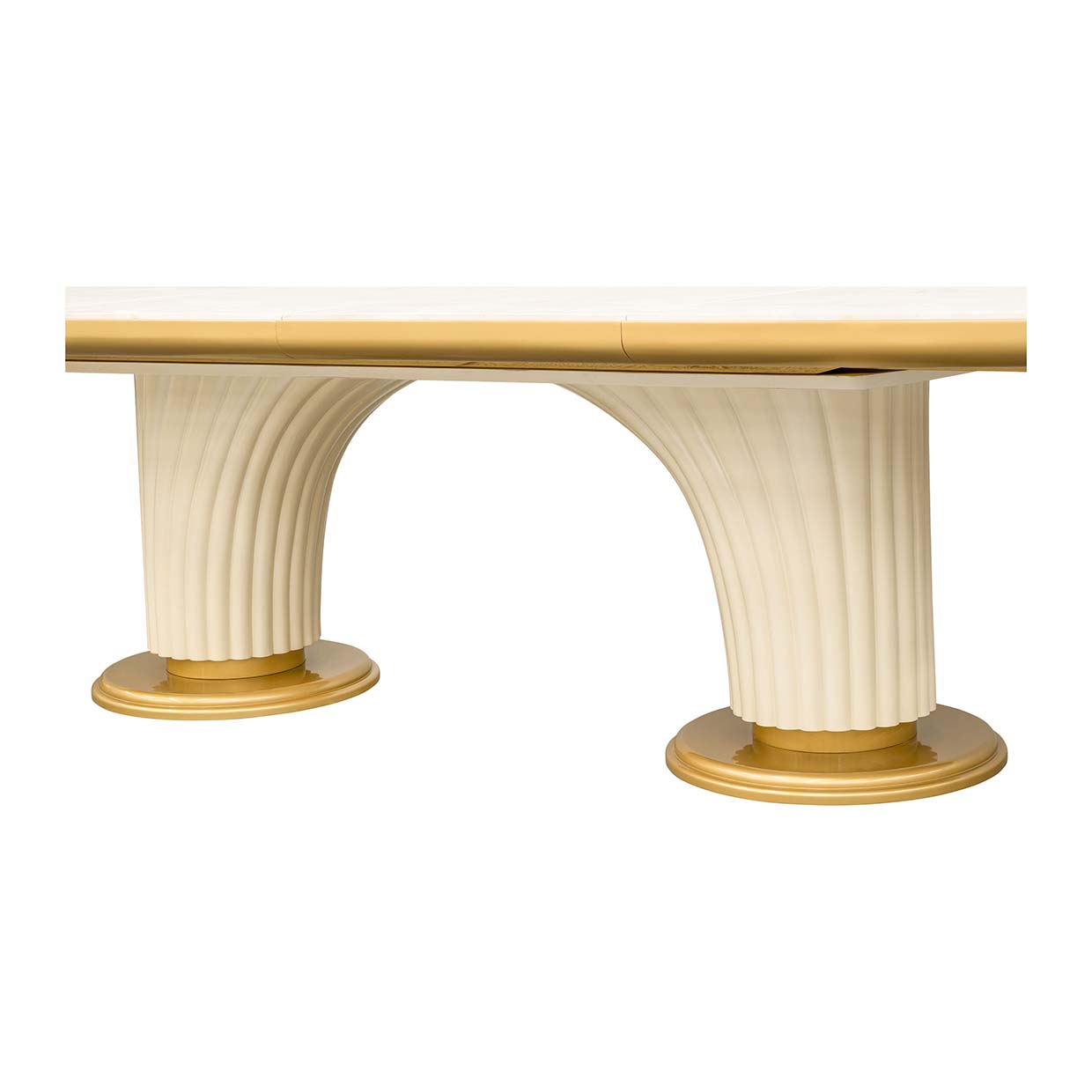 Scotts Square Light Champagne Oval Dining Table - Ornate Home