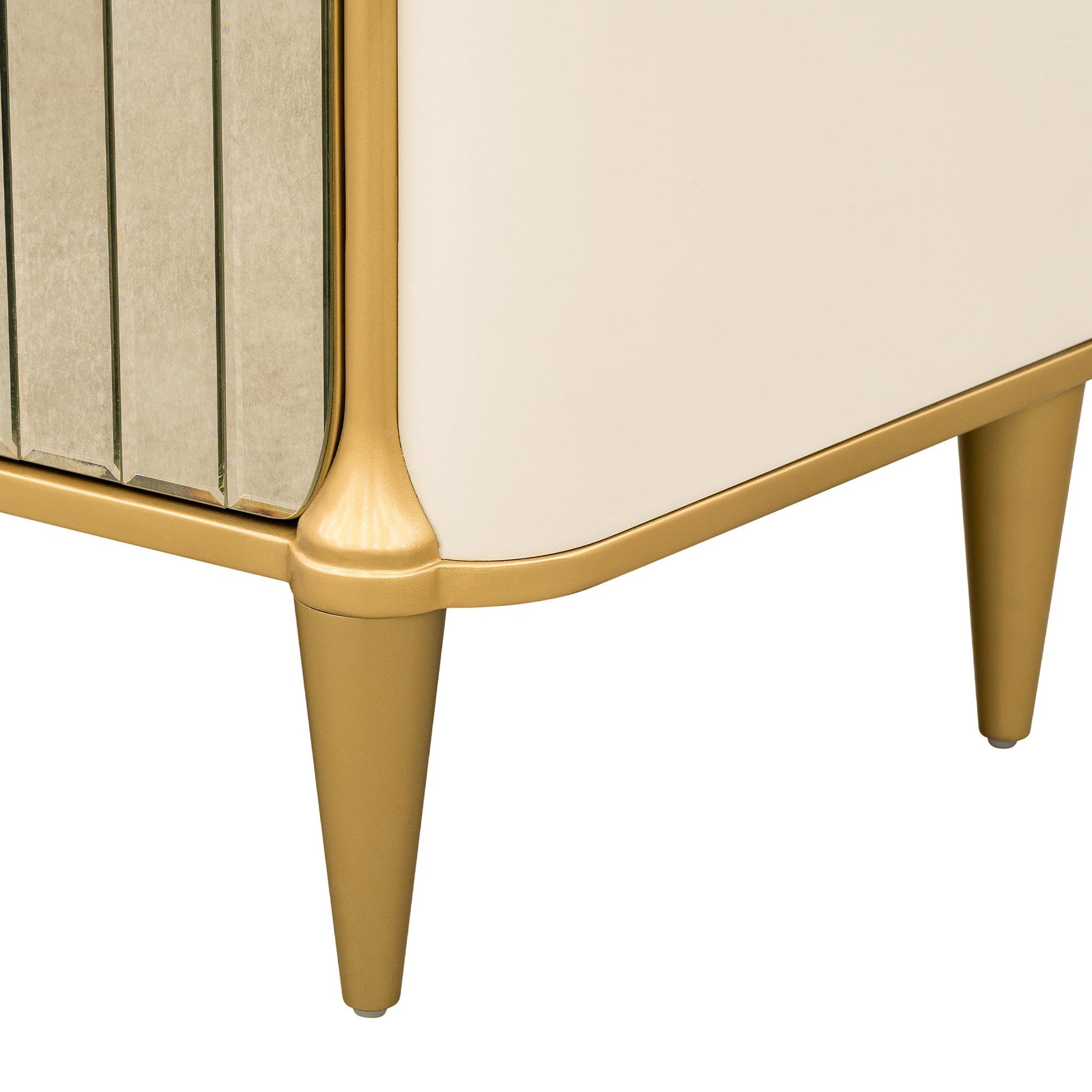 Scotts Square Light Champagne Sideboard with Wall Mirror - Ornate Home