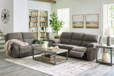 Scranto Brown Reclining Sofa and Loveseat (Online Special Price) - Ornate Home