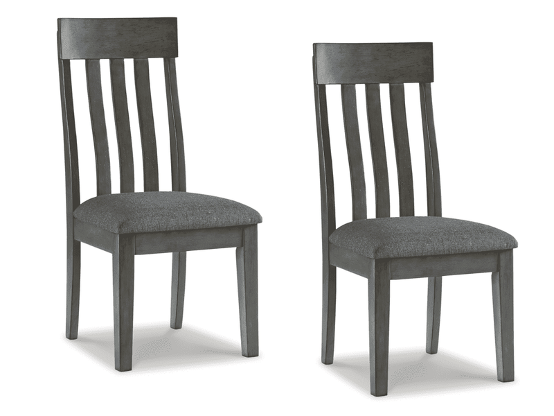 Hallanden Two-tone Gray Dining Chair (Set of 2) - Ornate Home