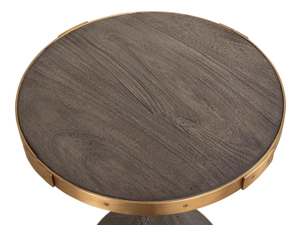 Sculpted Classics Grey Upturned Goblet Side Table - Ornate Home
