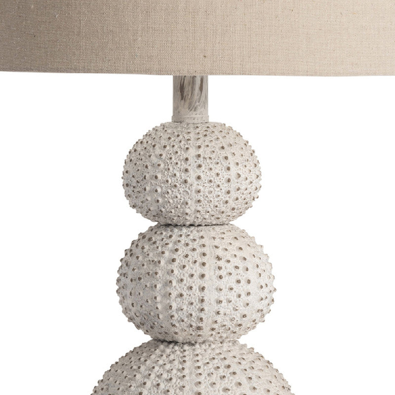 Sea Urchin White Table Lamp (Set of 2) - Ornate Home