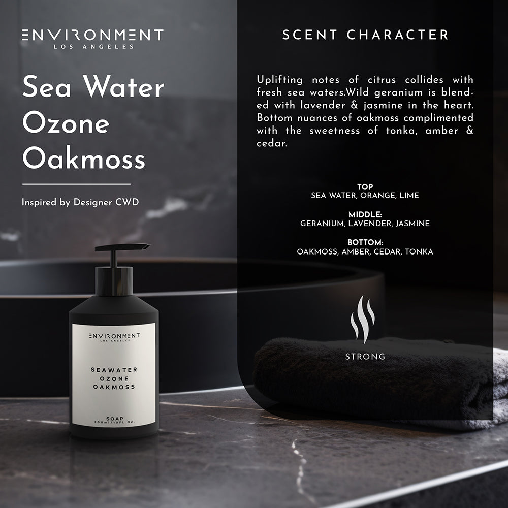 Sea Water | Ozone | Oakmoss Hand Soap (Inspired by Davidoff Cool Water®) - Ornate Home