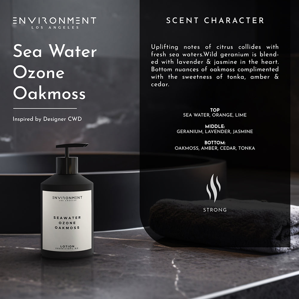 Sea Water | Ozone | Oakmoss Lotion (Inspired by Davidoff Cool Water®) - Ornate Home