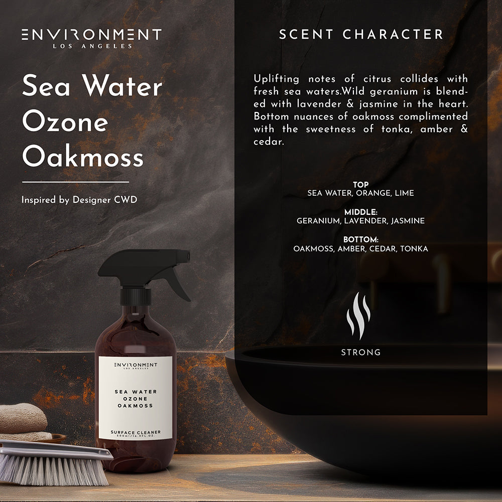 Sea Water | Ozone | Oakmoss Surface Cleaner (Inspired by Davidoff Cool Water®) - Ornate Home