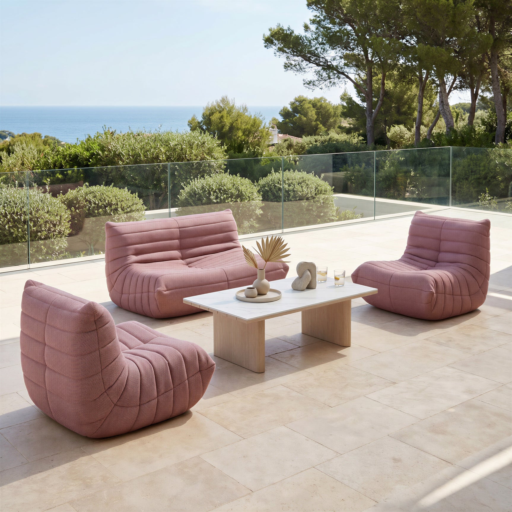 Seaborn White Coffee Table