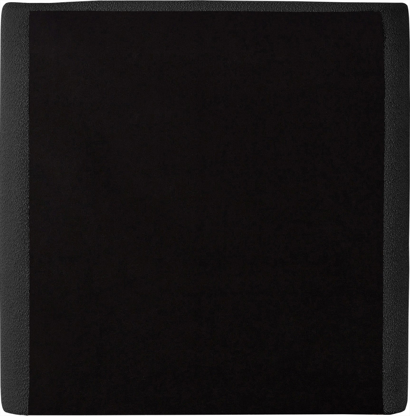 Seabreeze Black Fabric Upholstered Twin Bed - Ornate Home
