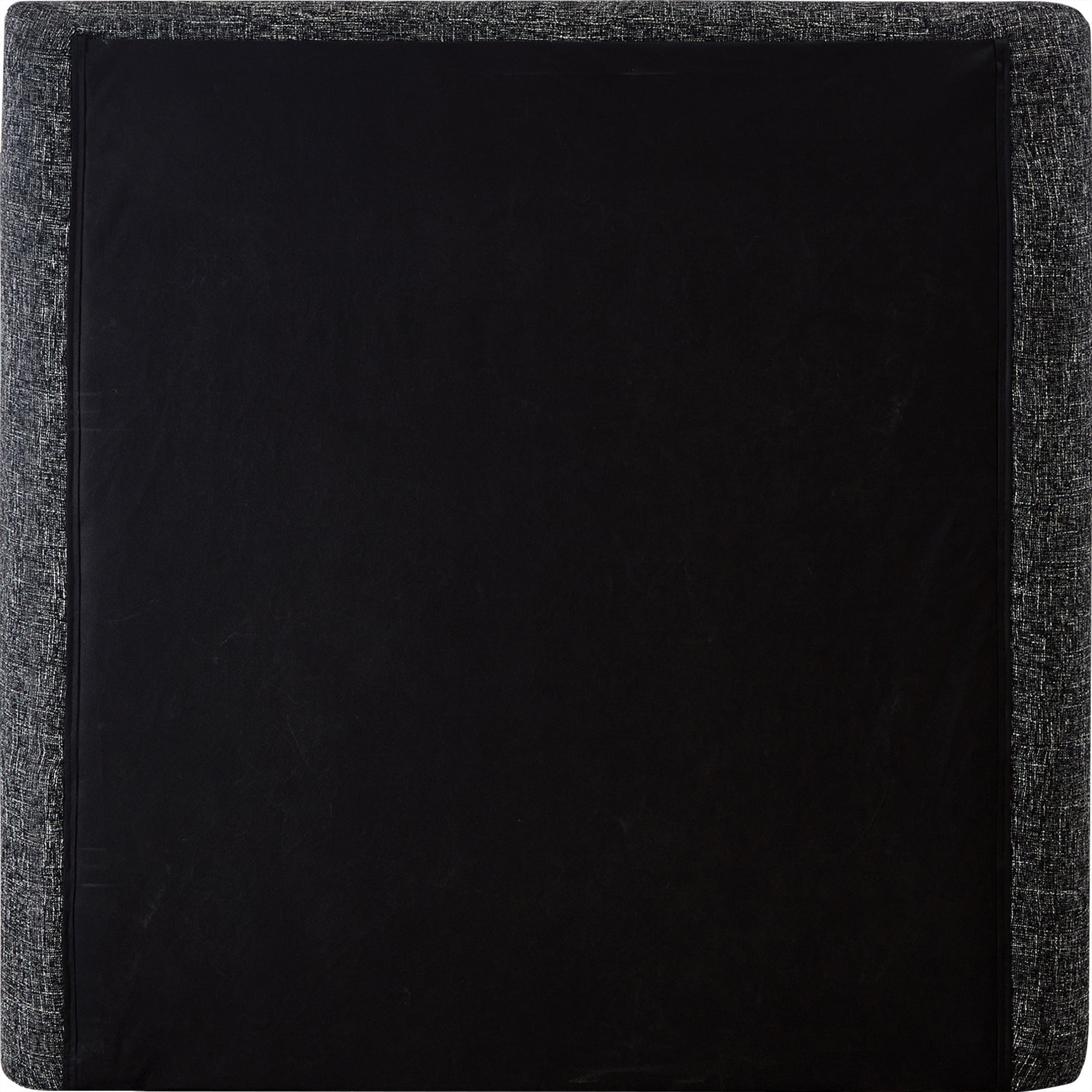 Seabreeze Black Textured Fabric Upholstered Twin Bed - Ornate Home