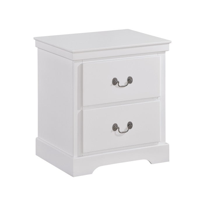 Seabright White Nightstand - Ornate Home
