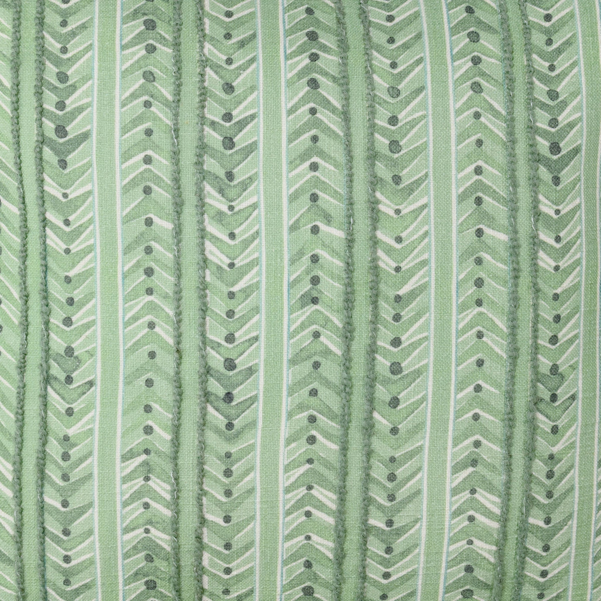 Seaglass Stripe Palm Green 20"x20" Throw Pillow (Set of 2)