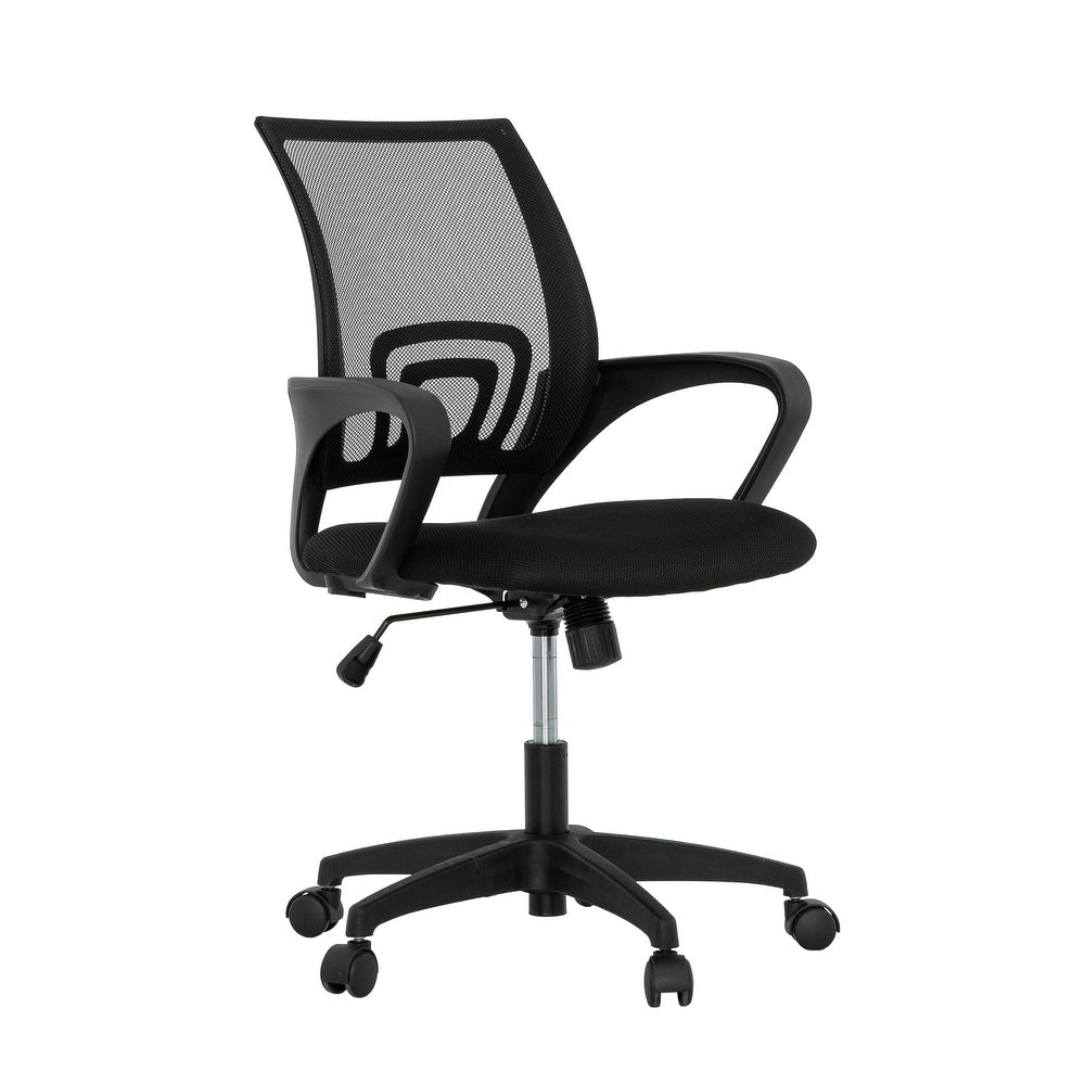 Sealy Jupiter Black Mesh Office Desk Chair - Ornate Home