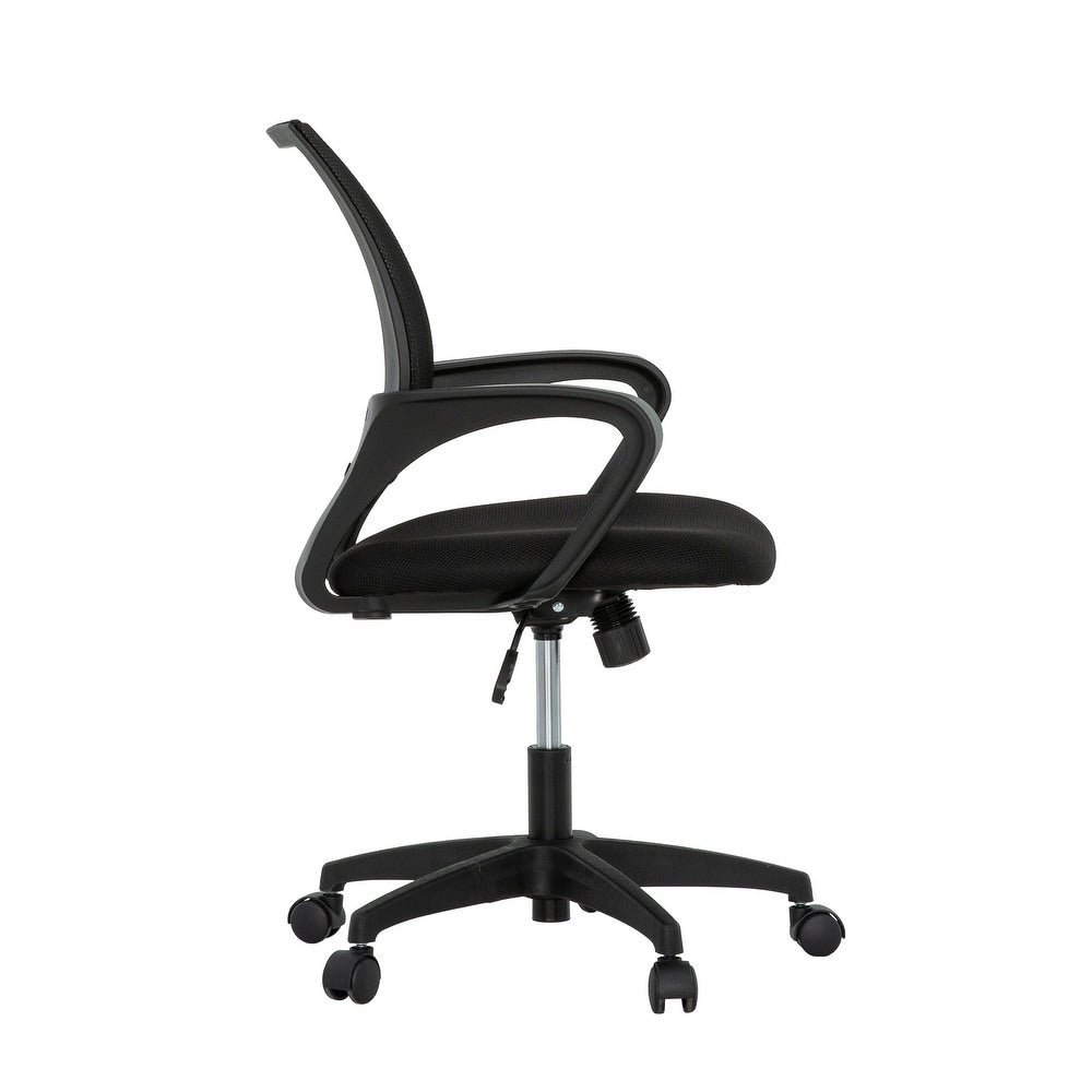 Sealy Jupiter Black Mesh Office Desk Chair - Ornate Home