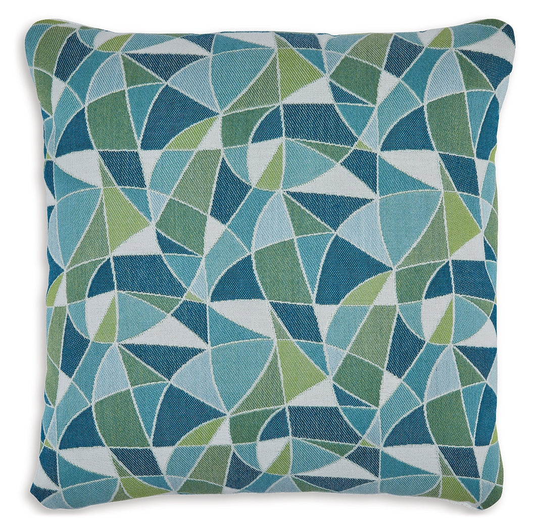 Seanow Next-Gen Nuvella Green/Turquoise/White Pillow (Set of 4) (Online Special Price) - Ornate Home