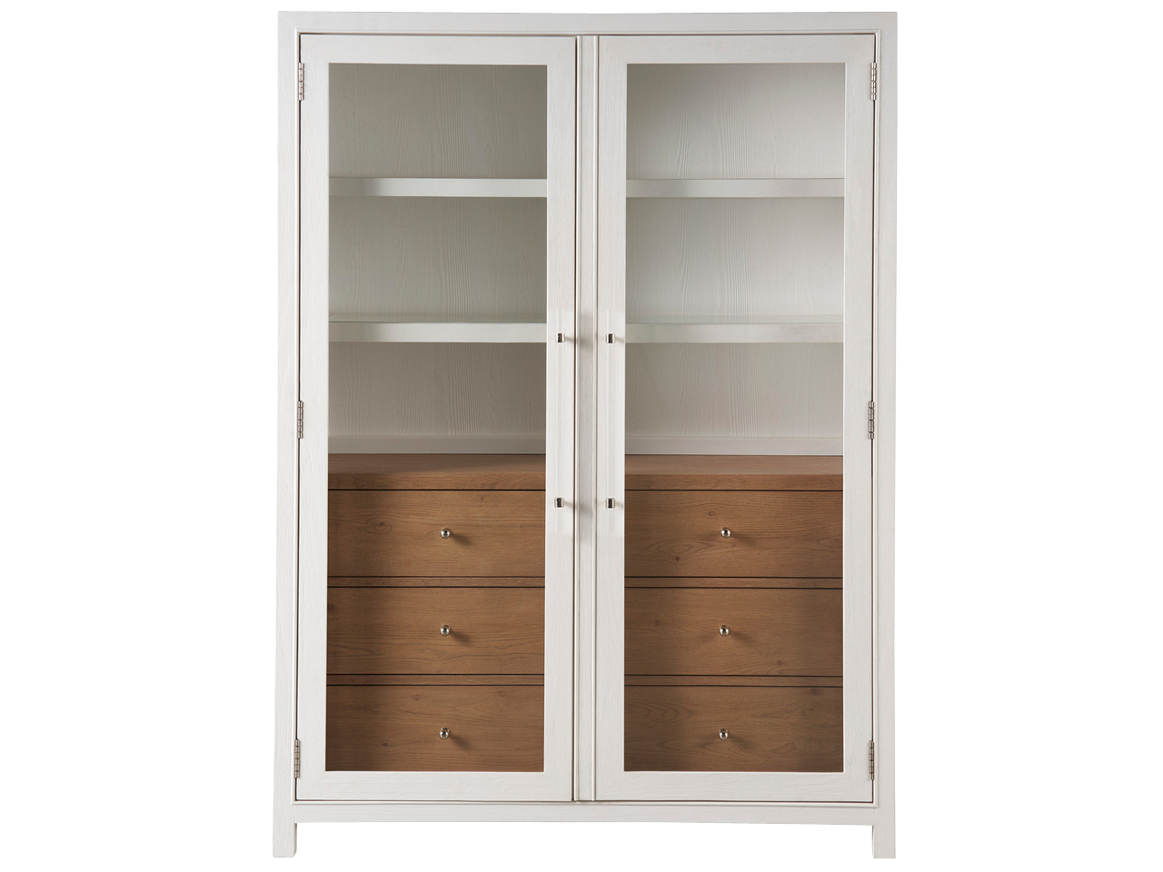 Seaside White Sand/Sand Dune Display Cabinet - Ornate Home