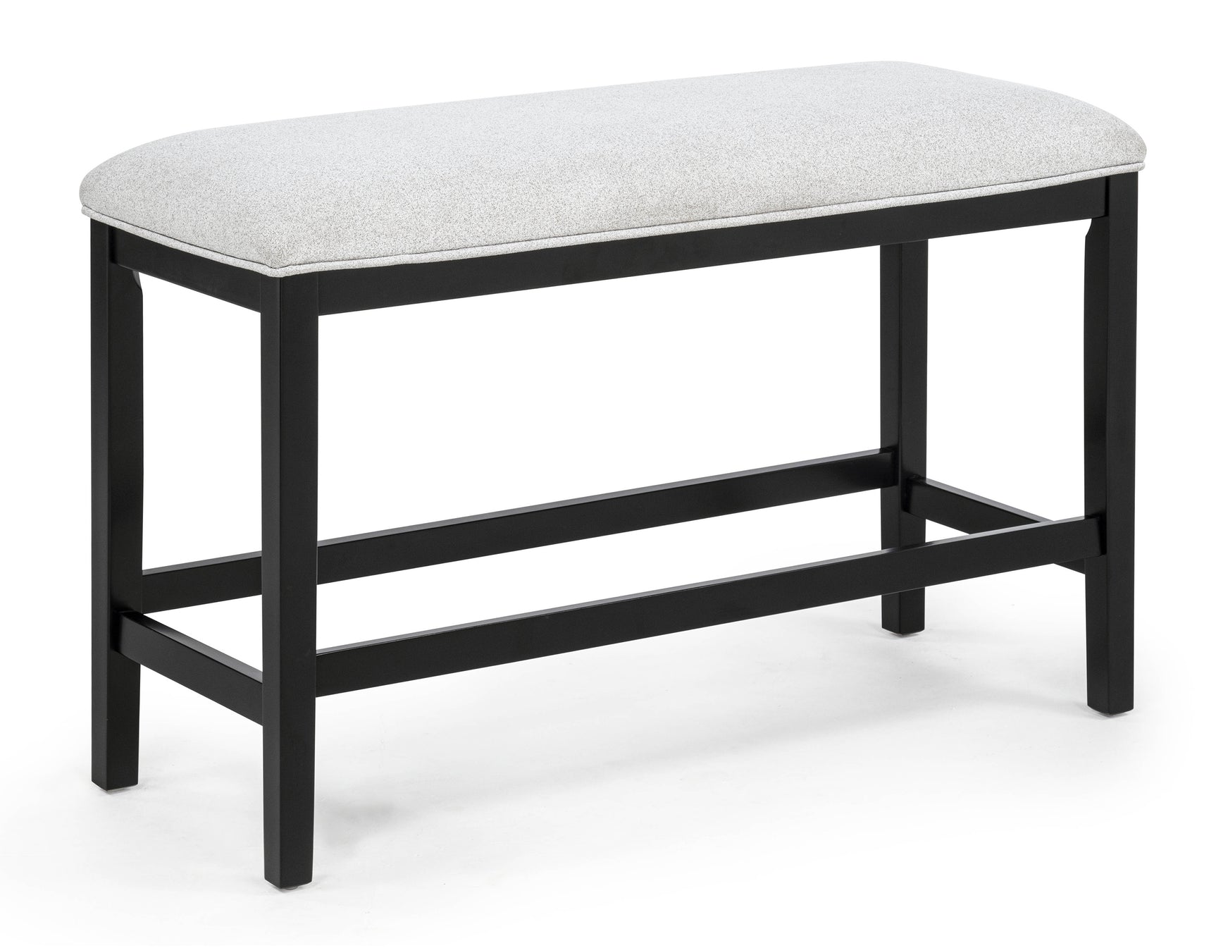 Sebastian Black/Gray Counter Height Bench - Ornate Home