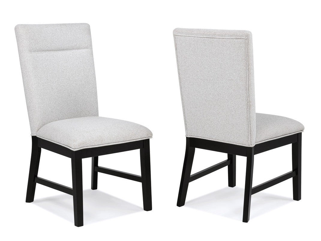 Sebastian Light Gray Side Chair (Set of 2) - Ornate Home