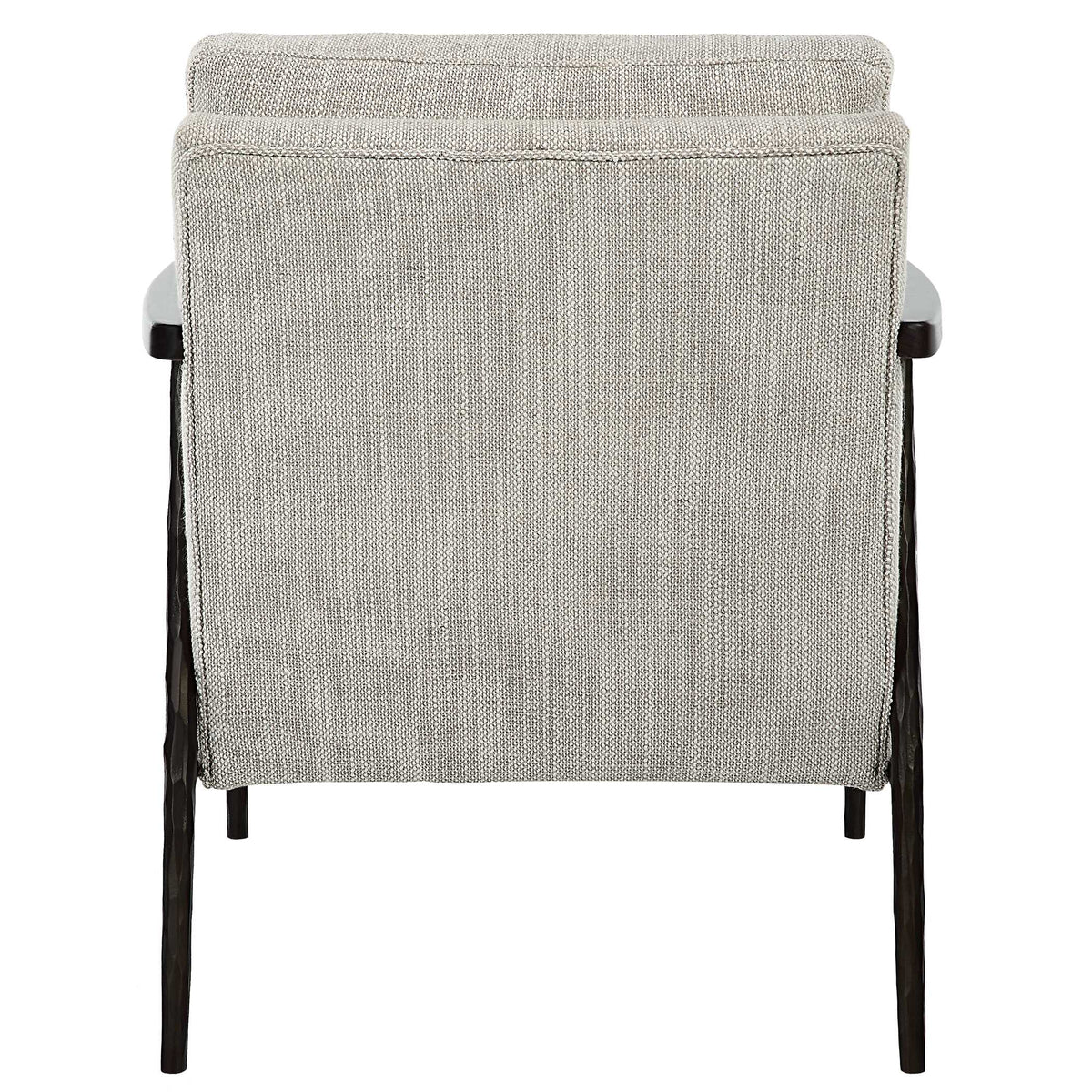 Sebastian White Cast Iron Accent Chair - Ornate Home