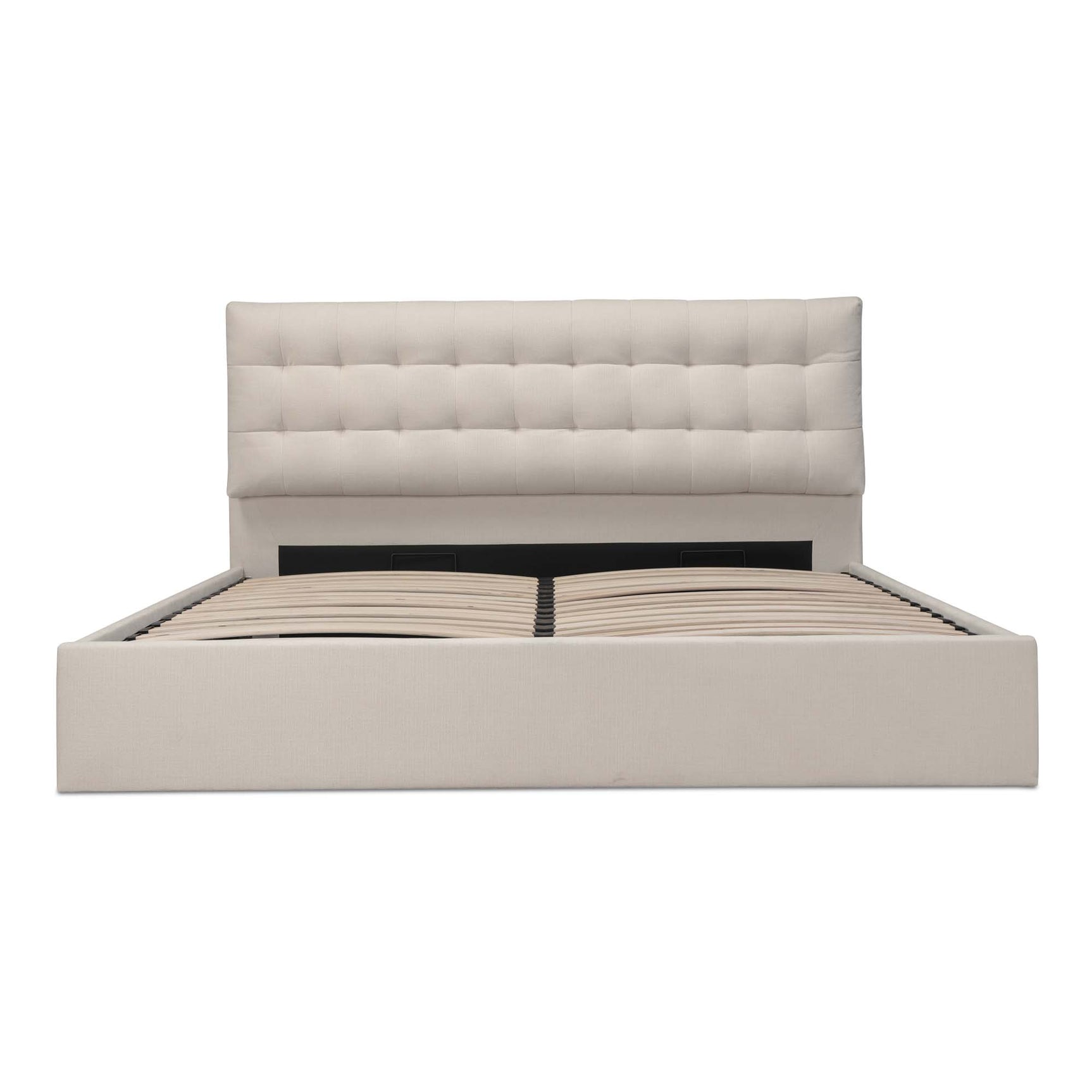Sebastion Cream King Storage Bed - Ornate Home