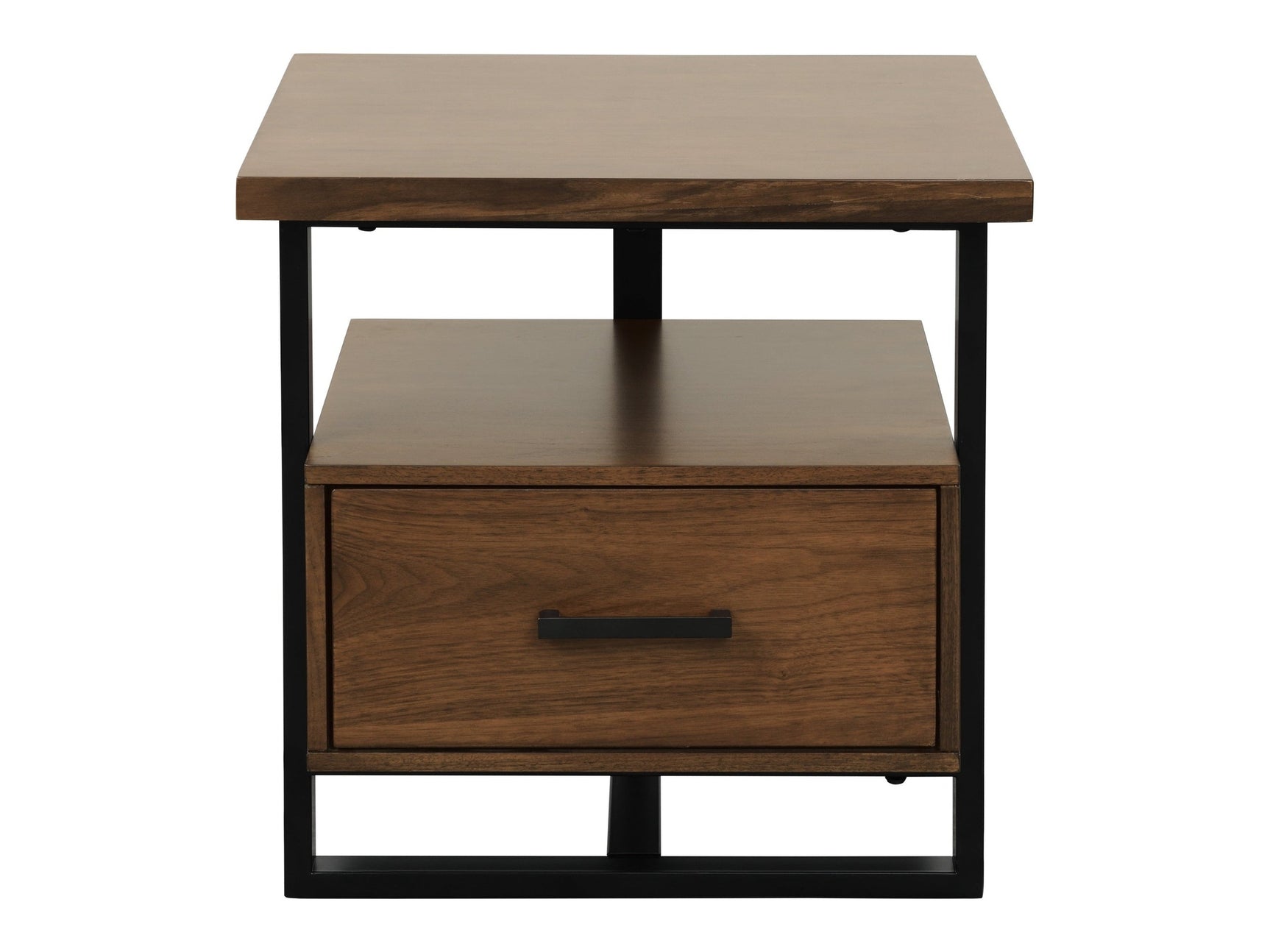 Sedley Walnut/Black End Table - Ornate Home