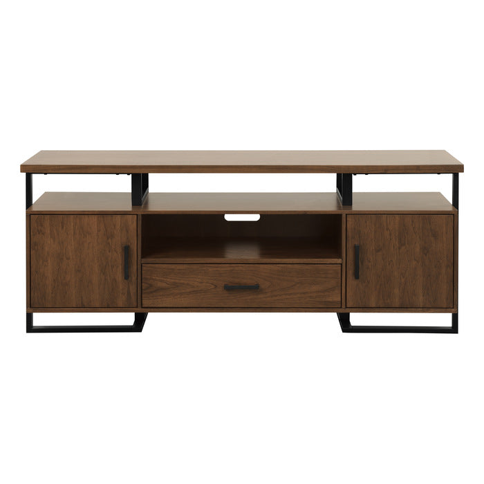 Sedley Walnut/Black TV Stand - Ornate Home