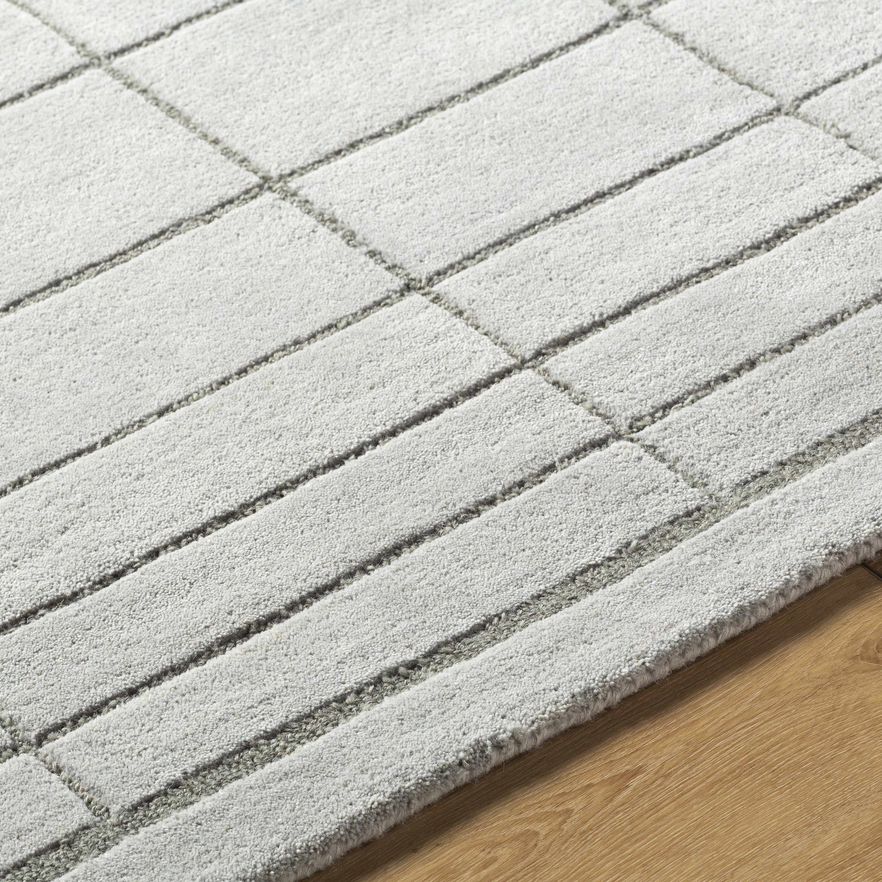 Sedna Gray Wool Area Rug - Ornate Home