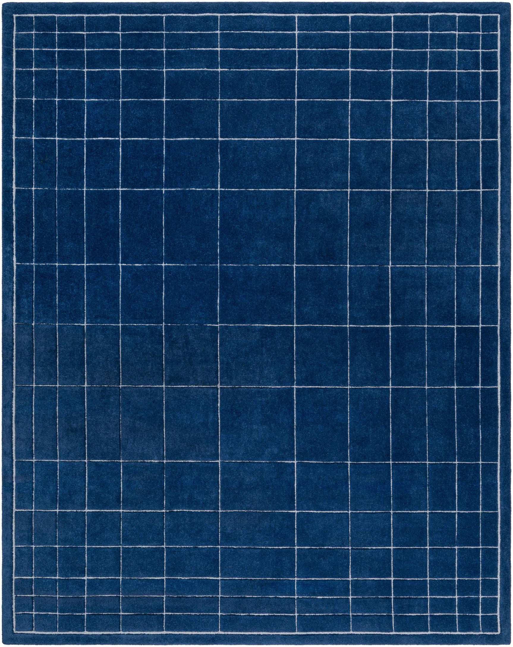 Sedna Navy Wool Area Rug - Ornate Home