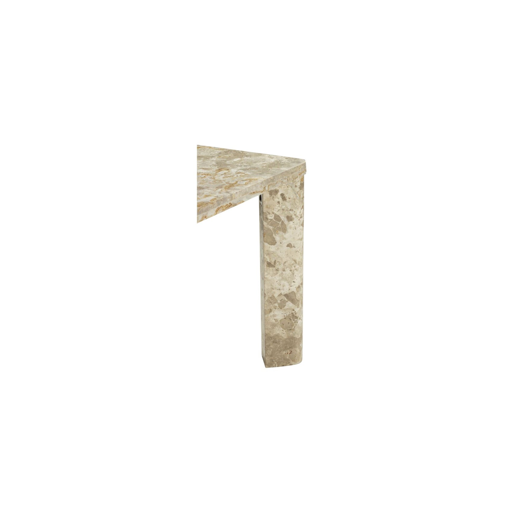 Segment Beige Panther Stone Dining Table - Ornate Home