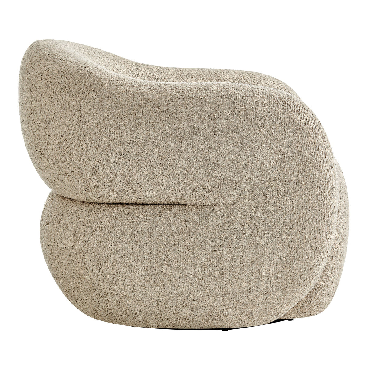 Selby Linen Textured Woven Fabric Swivel Accent Chair - Ornate Home