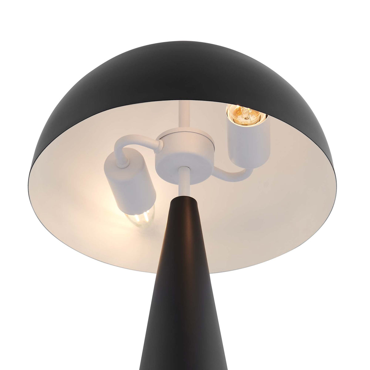 Selena Black Metal Table Lamp - Ornate Home