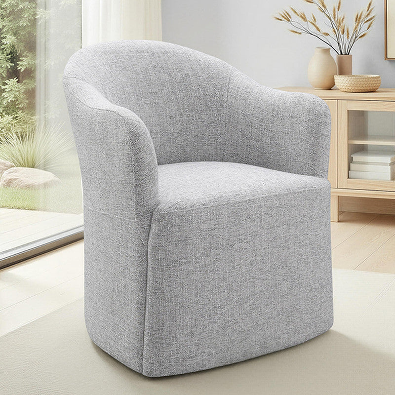 Sema Feather Gray Arm Chair - Ornate Home