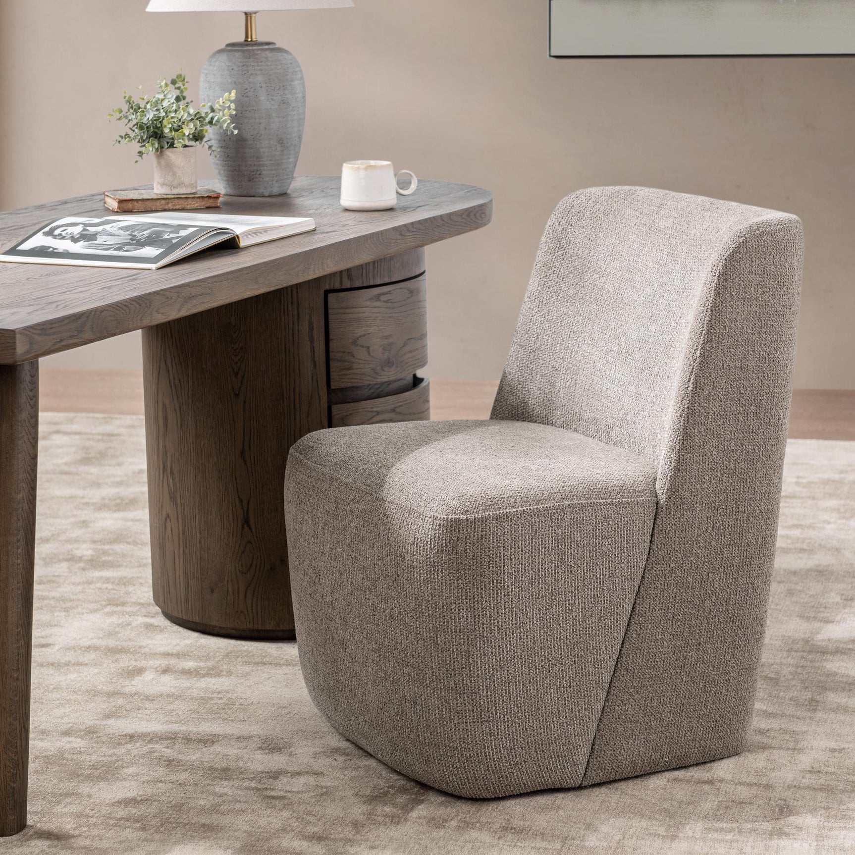 Senna Smoke Taupe Dining Chair - Ornate Home