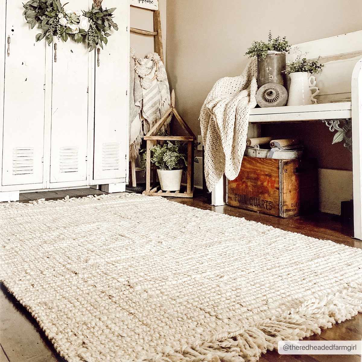 Senneterre Bleached Jute Rug - Ornate Home