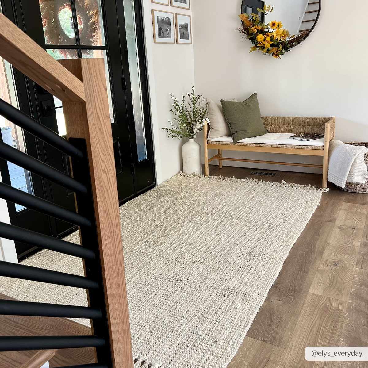 Senneterre Bleached Jute Rug - Ornate Home