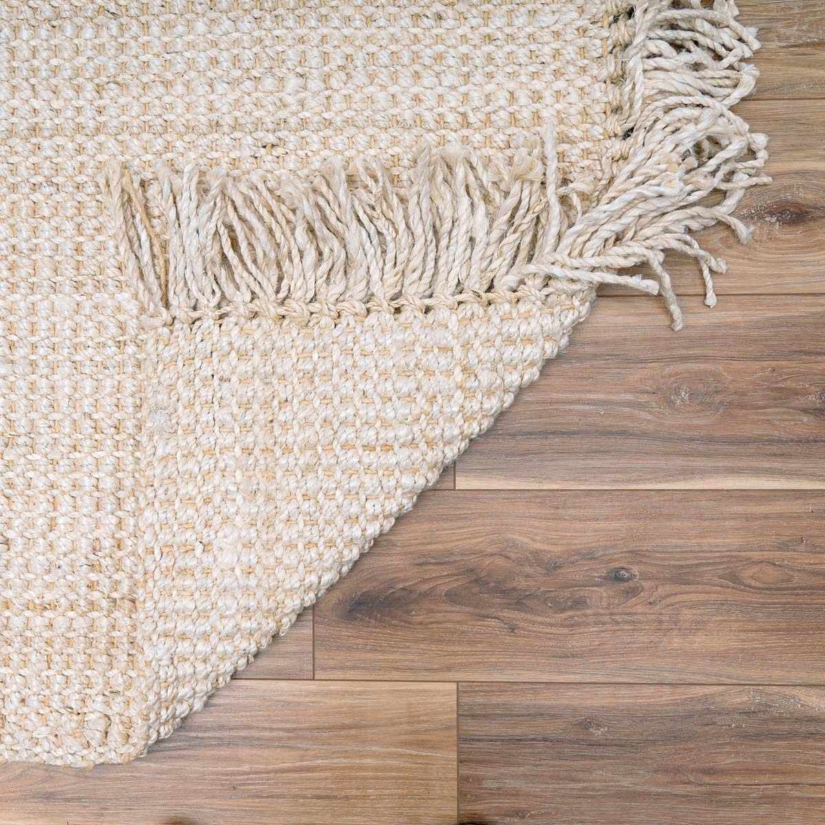 Senneterre Bleached Jute Rug - Ornate Home