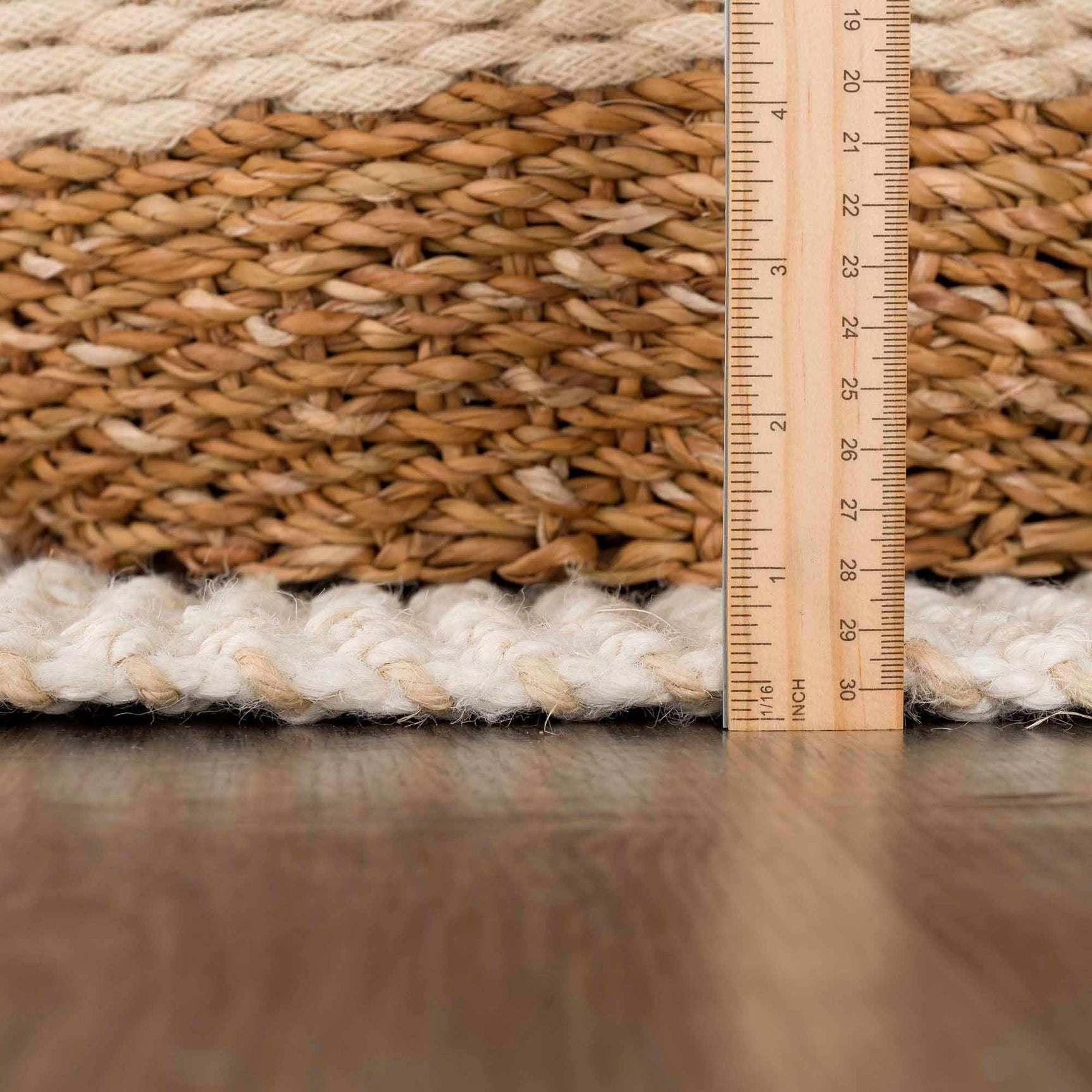 Senneterre Bleached Jute Rug - Ornate Home