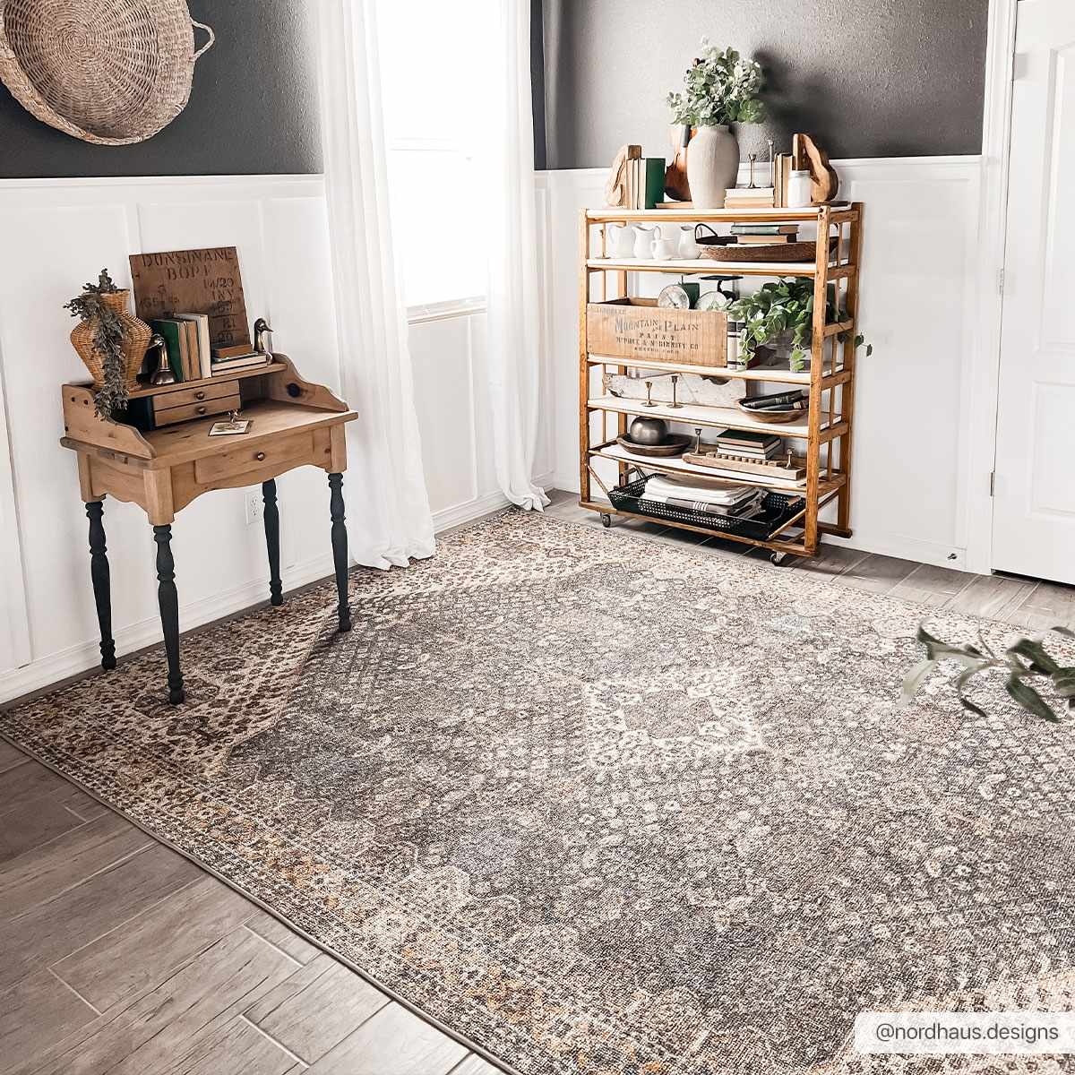 Seok Washable Area Rug - Ornate Home