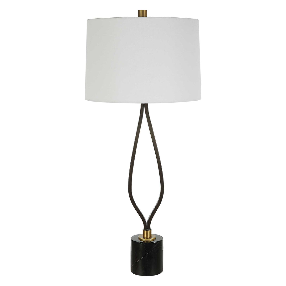 Separate Paths Black Iron Table Lamp - Ornate Home