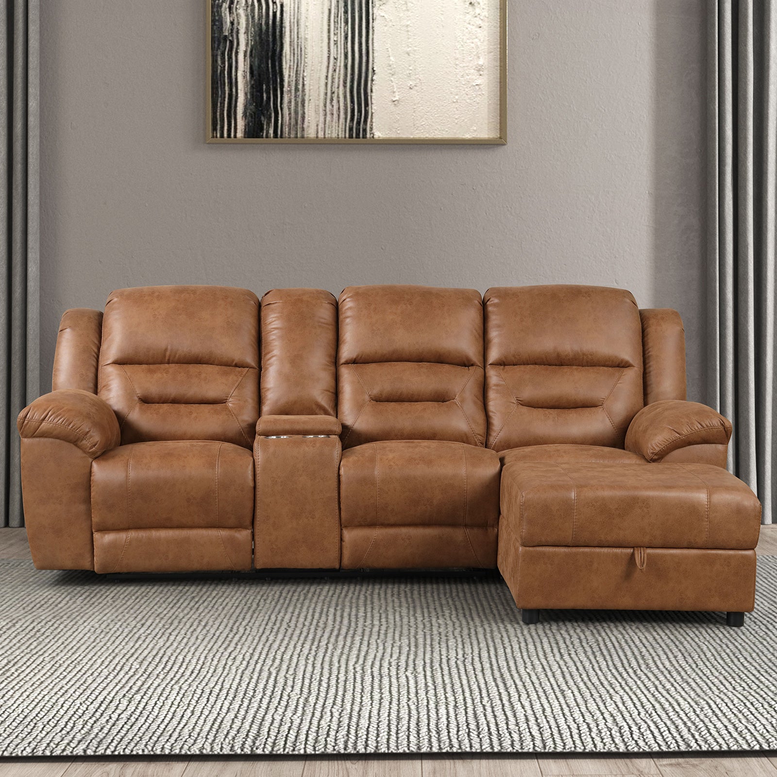 Septimus Brown Sectional - Ornate Home