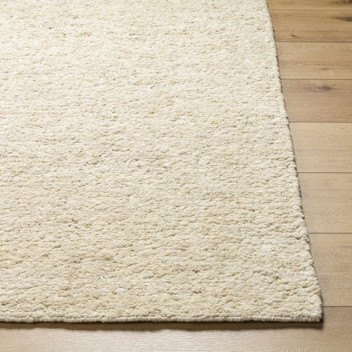 Sera Cream Hand Knotted Wool Area Rug - Clearance - Ornate Home