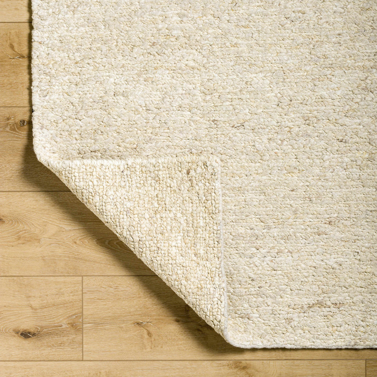 Sera Cream Hand Knotted Wool Area Rug - Clearance - Ornate Home