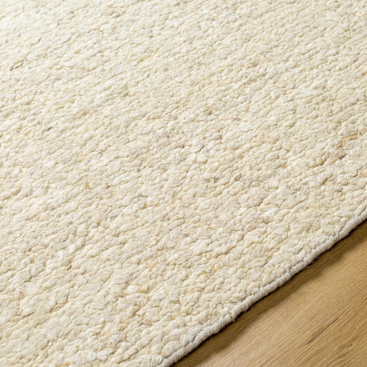 Sera Cream Hand Knotted Wool Area Rug - Clearance - Ornate Home