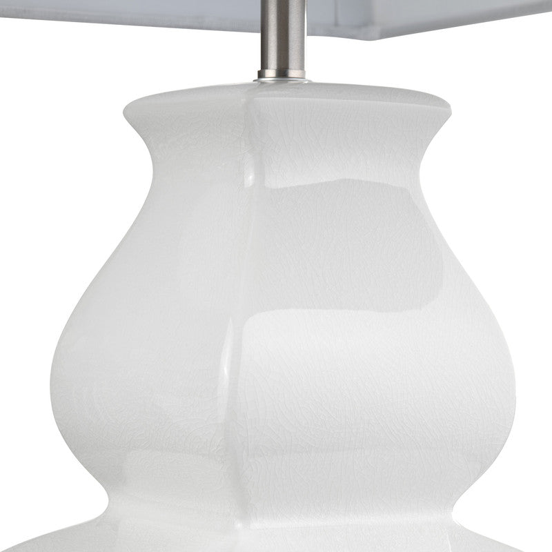 Serafina White Table Lamp - Ornate Home