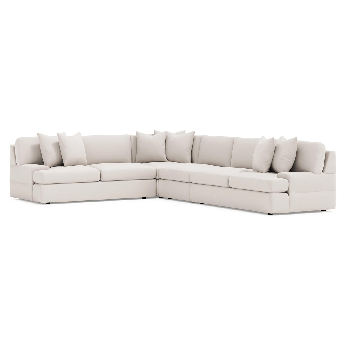 Serena Beige Sectional - Ornate Home